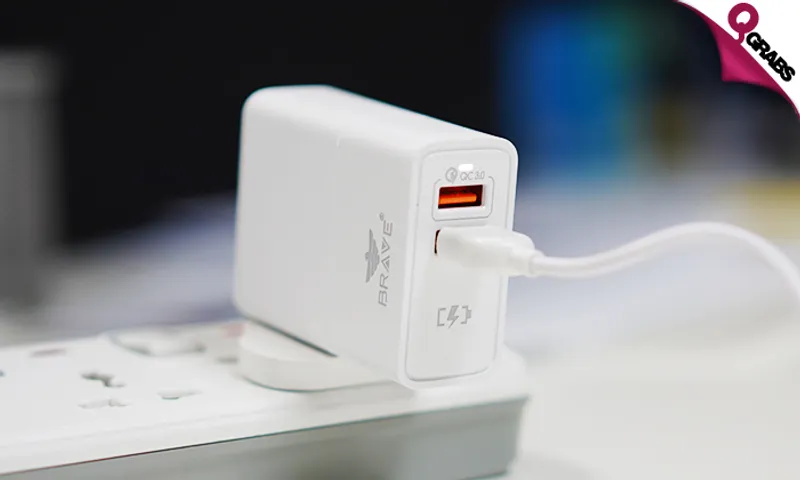 Dual USB Travel Charger (US & UK Plug) with FREE Zinc 3-in-1 Braided Charging Cable!